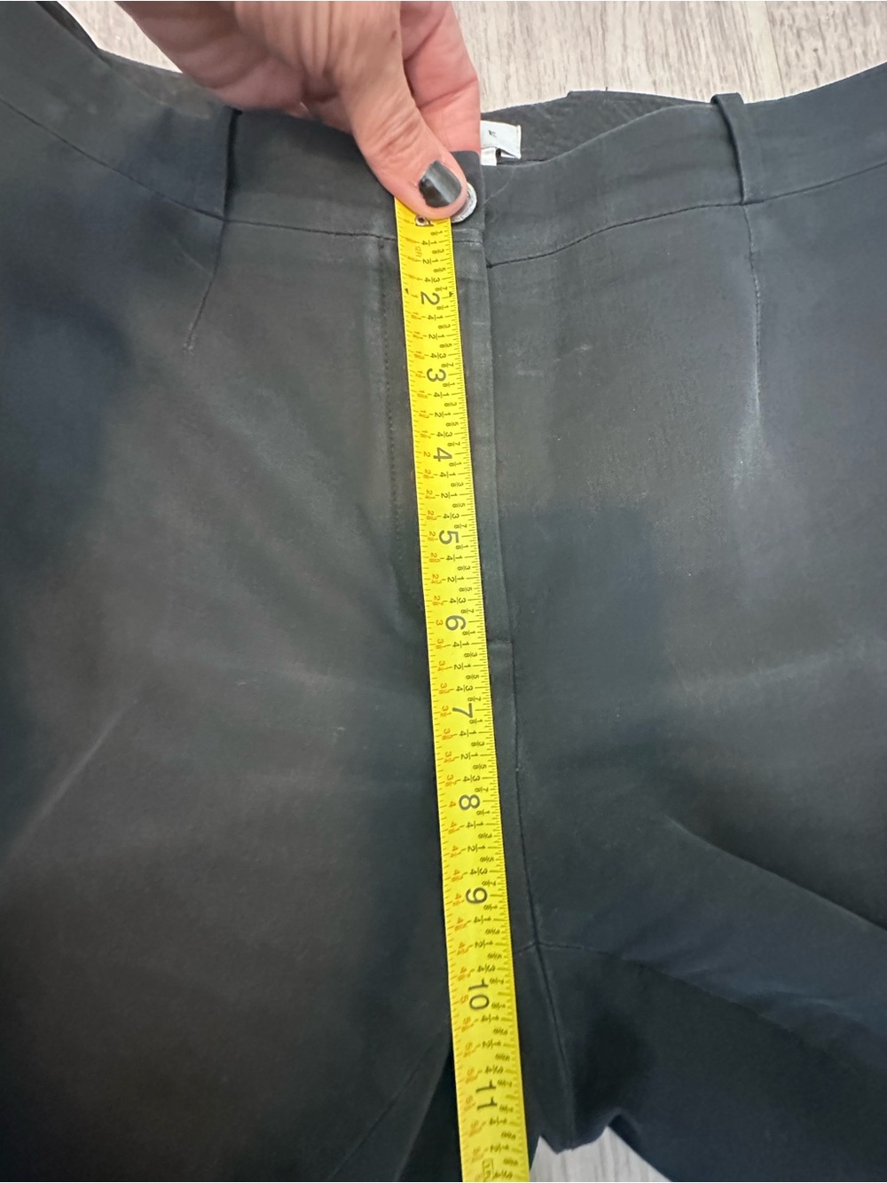 Celine Paris Black Cigarette Trouser Pants Sz 40 - Picture 7 of 10